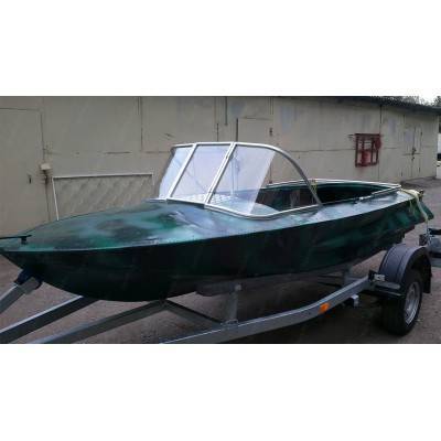 Стекло на лодку Обь-1 с калиткой