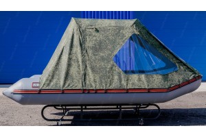 Тент ходовой на лодку ПВХ Хантер 320 LK (Hunter Boat)