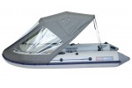 Тент трансформер на лодку ПВХ Профмарин 390 AIR (ProfMarine PM-390 AIR)