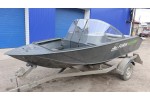 Тент транспортировочный на лодку Furia 410 PRO F (Boomboats) с храповыми механизмами