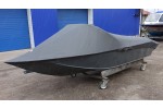 Тент транспортировочный на лодку Furia 410 PRO капотная (Boomboats) с храповыми механизмами