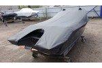 Тент транспортировочный на лодку Furia 410 PRO капотная (Boomboats) с храповыми механизмами