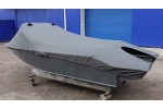 Тент транспортировочный на лодку Furia 410 PRO капотная (Boomboats) с храповыми механизмами