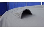 Тент транспортировочный на лодку Furia 410 PRO капотная (Boomboats) с храповыми механизмами