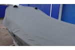 Тент транспортировочный на лодку Furia 410 PRO капотная (Boomboats) с храповыми механизмами