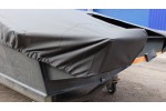 Тент транспортировочный на лодку Furia 410 PRO капотная (Boomboats) с храповыми механизмами