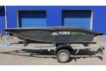 Тент транспортировочный на лодку Furia 410 PRO (румпель) с храповыми механизмами