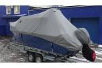 Тент транспортировочный на катер KFboats KF-6 Cruise с храповыми механизмами