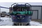 Тент транспортировочный на катер KFboats KF-6 Cruise с храповыми механизмами