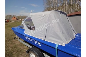 Распродажа.Тент на лодку Обь-3 ходовой
