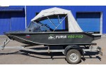Тент ходовой на лодку Furia 400 PRO капотная (BoomBoats)