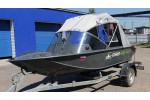 Тент ходовой на лодку Furia 400 PRO капотная (BoomBoats)