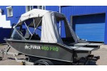 Тент ходовой на лодку Furia 400 PRO капотная (BoomBoats)