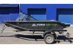 Тент ходовой на лодку Furia 400 PRO капотная (BoomBoats)