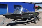 Тент ходовой на лодку Furia 400 PRO капотная (BoomBoats)