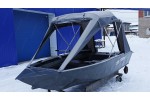 Тент ходовой на лодку Furia 400 (BoomBoats)