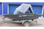 Тент трансформер на лодку Furia 410 PRO F (BoomBoats)