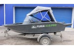 Тент трансформер на лодку Furia 410 PRO F (BoomBoats)