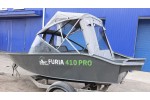 Тент трансформер на лодку Furia 410 PRO F (BoomBoats)