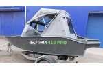 Тент трансформер на лодку Furia 410 PRO F (BoomBoats)