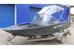 Тент трансформер на лодку Furia 410 PRO F (BoomBoats)