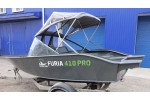 Тент трансформер на лодку Furia 410 PRO F (BoomBoats)