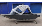 Тент трансформер на лодку Furia 410 PRO капотная (BoomBoats)