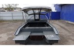 Тент трансформер на лодку Furia 410 PRO капотная (BoomBoats)