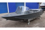 Тент трансформер на лодку Furia 410 PRO капотная (BoomBoats)