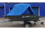 Тент трансформер на лодку Furia 410 PRO (румпель)