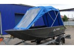 Тент трансформер на лодку Furia 410 PRO (румпель)