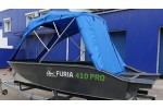 Тент трансформер на лодку Furia 410 PRO (румпель)