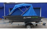 Тент трансформер на лодку Furia 410 PRO (румпель)