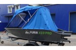 Тент трансформер на лодку Furia 410 PRO (румпель)