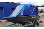 Тент трансформер на лодку Furia 410 PRO (румпель)