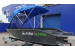 Тент трансформер на лодку Furia 410 PRO (румпель)