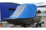 Тент трансформер на лодку Furia 410 PRO (румпель)