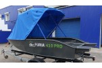 Тент трансформер на лодку Furia 410 PRO (румпель)