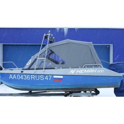 Тент ходовой на лодку Неман 500 Тент ходовой на лодку Неман 500