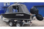 Тент ходовой на лодку Орионбот 49 Фиш (Orionboat 49 Fish)
