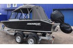Тент ходовой на лодку Орионбот 49 Фиш (Orionboat 49 Fish)