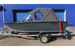 Тент трансформер на лодку Триера МП 460 Фиш (Triera 460 Fish)
