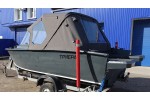 Тент трансформер на лодку Триера МП 460 Фиш (Triera 460 Fish)