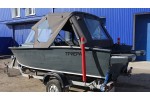 Тент трансформер на лодку Триера МП 460 Фиш (Triera 460 Fish)