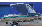 Тент трансформер на лодку Вельбот 410 New Style (Wellboat)