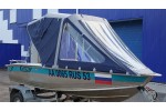 Тент трансформер на лодку Вельбот 410 New Style (Wellboat)