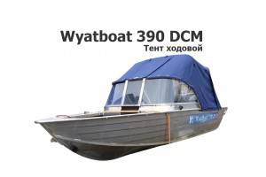 Тент ходовой на лодку Вятбот 390 ДСМ (Wyatboat 390 DCM)