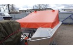 Тент стояночный на лодку Вельбот 43-4 (Wellboat 43-4)