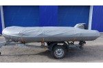 Тент транспортировочный на лодку ПВХ RIB Рейд R380 со стяжными ремнями