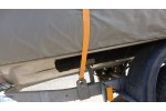 Тент транспортировочный на лодку ПВХ RIB Рейд R380 со стяжными ремнями